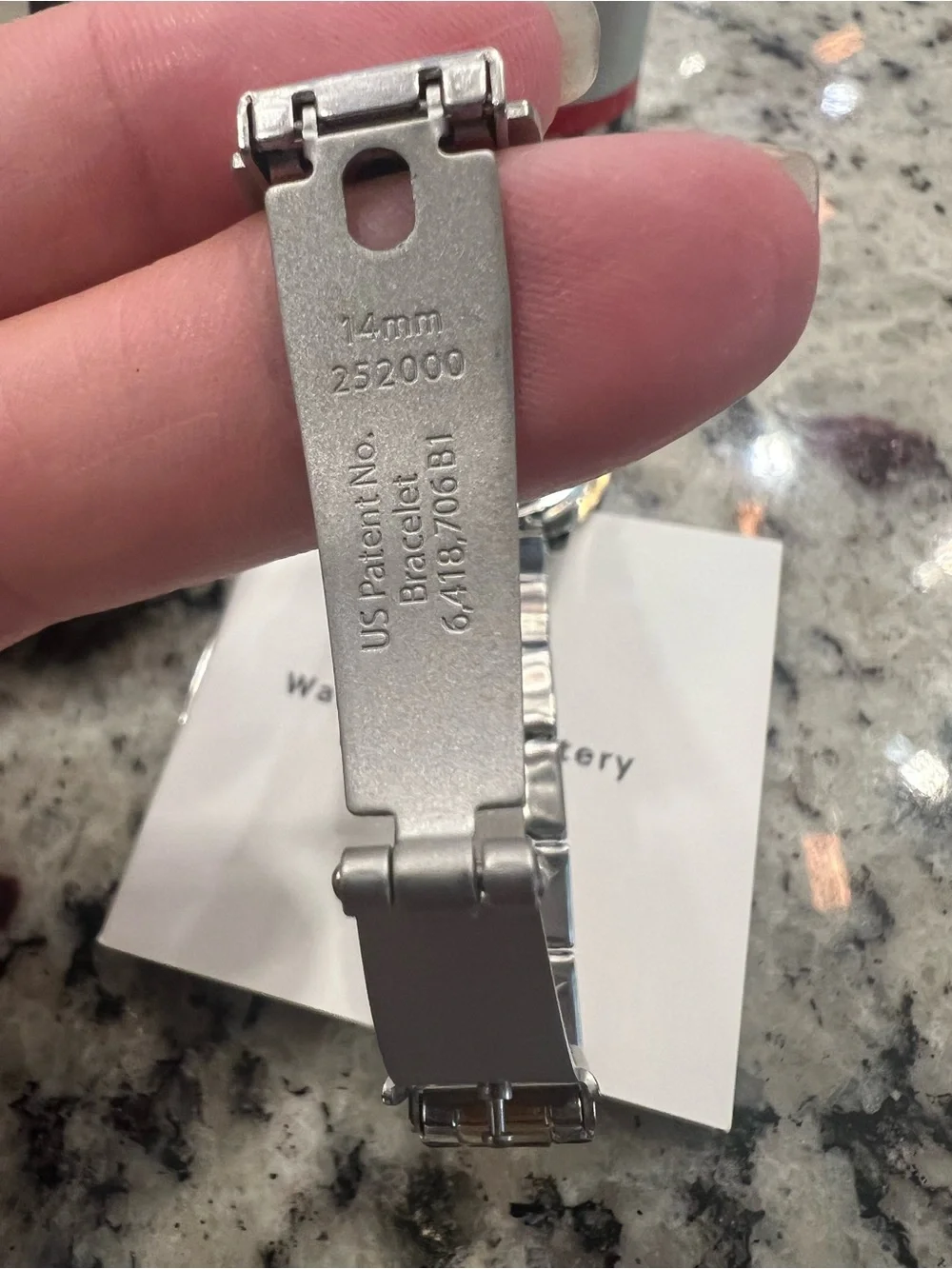 Fossil Scarlette ES5138 Women’s Watch Two-Tone Silver Gold Crystal Bezel (NWOT)